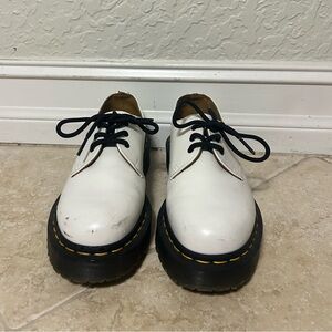 Dr. Martens White Loafers